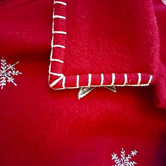 Vtg Take Two Clothing Co. Christmas Wool Embroided Patch Blazer M - Picture 13 of 15